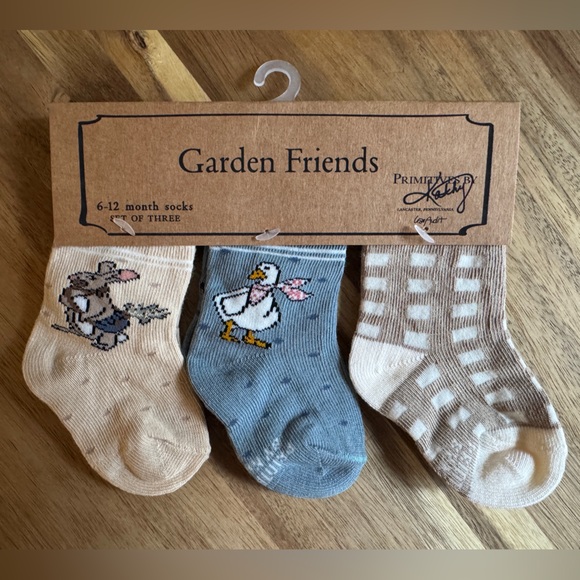 Primitives by Kathy Other - Garden Friends Baby Sock Set